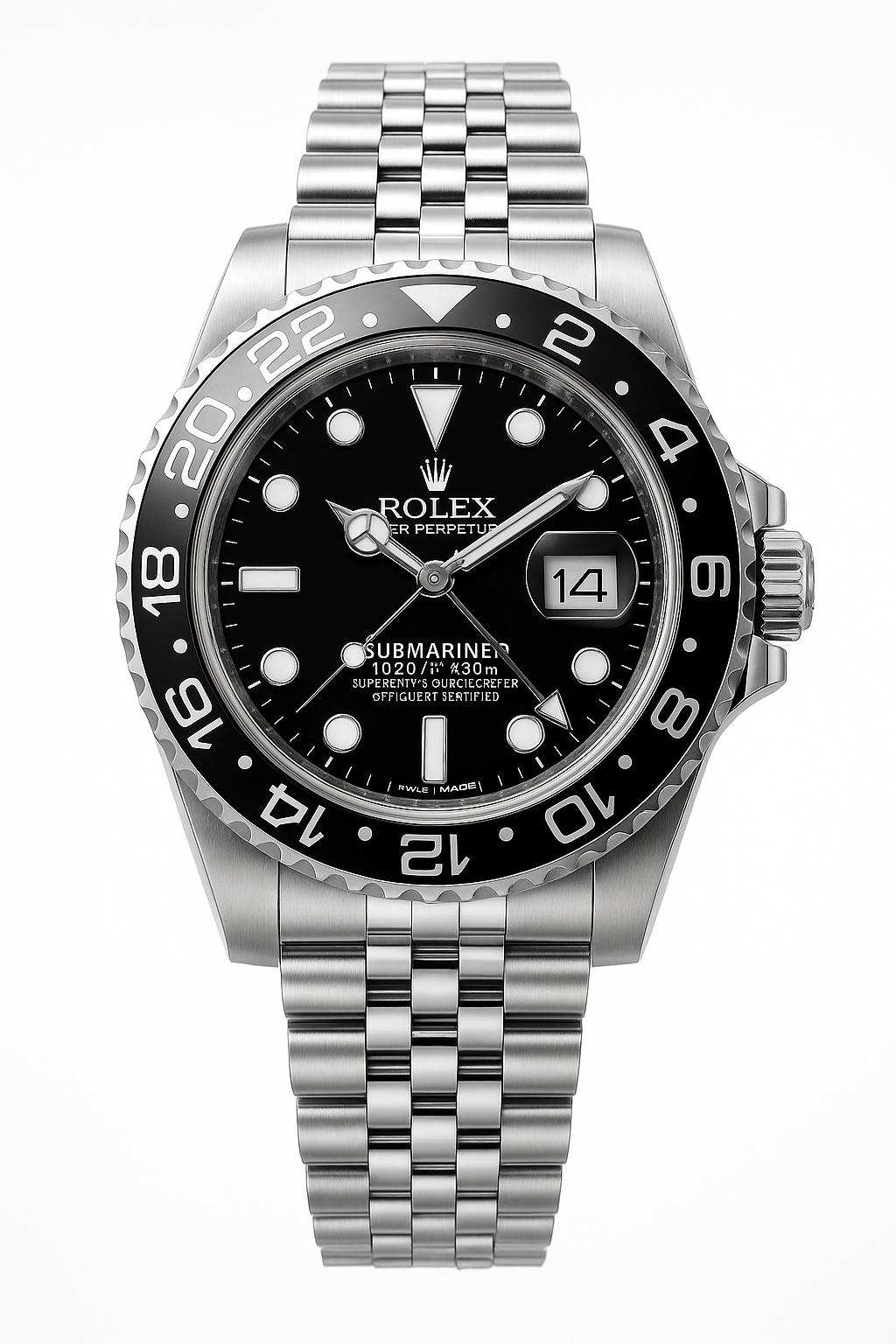 Submariner | Silver Chain | Black Dial